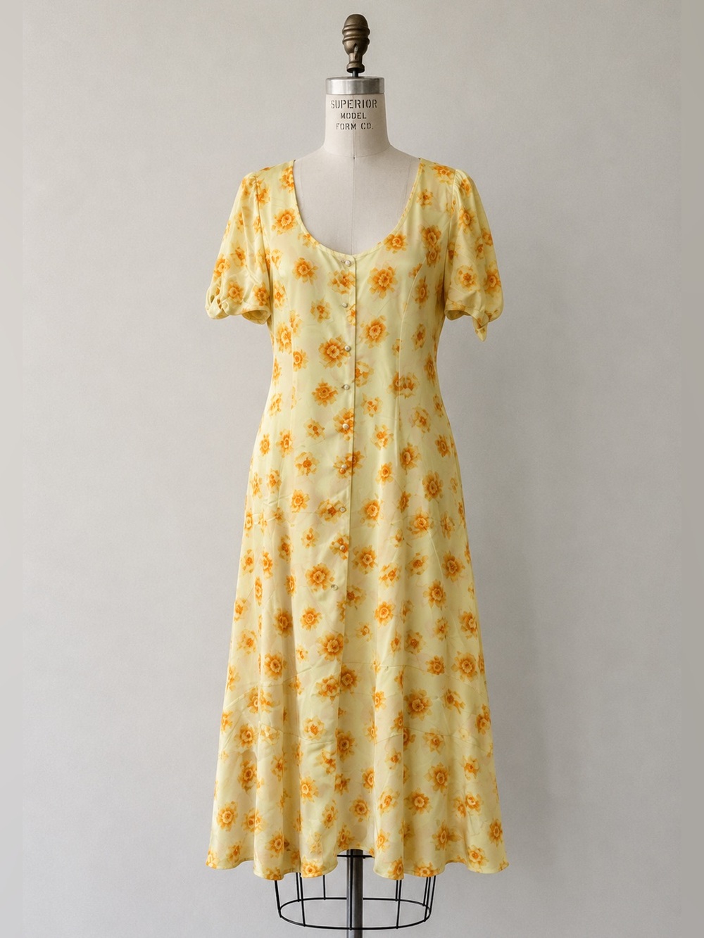 Vintage Escada Margaretha Ley Silk Maxi Dress | Size 40 |